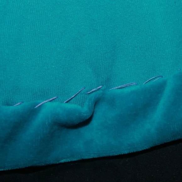 Vintage Seventh Avenue Women's Aqua Turquoise Sweatpants Size Large - Picture 11 of 14